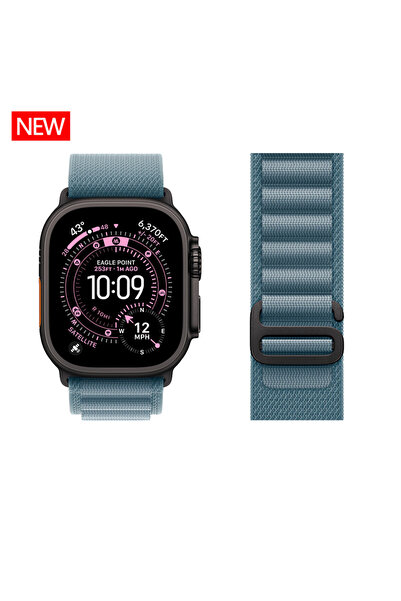 Choice41 S11-46 42 44 45 49mm Light Blue-black Alpine/Trail Loop Strap For Wa...