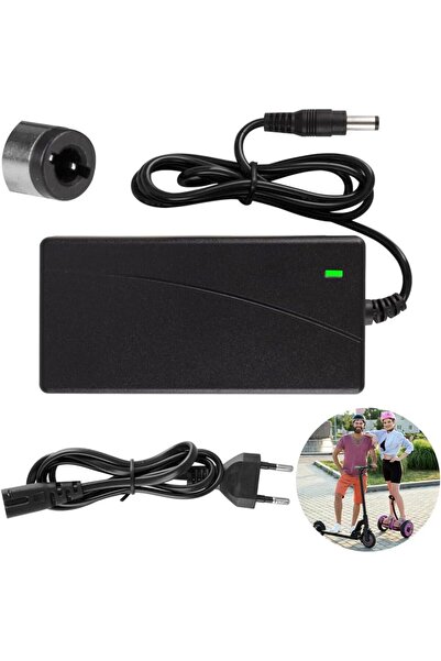 Dotail Încărcător trotinetă electrică, 42V 2A, Mufă DC 5.5 x 2.5 mm, Indicato...