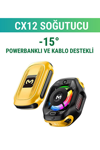 wunitech Cx 12 E Sporcu Powerbankli Kablosuz Kablolu Telefon Soğutucusu Magsa...