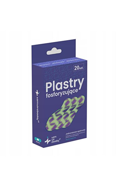 NO BRAND Sam Się Zbadaj Plasturi Fosforescenți 20 buc.