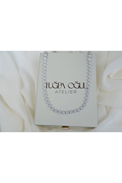 ATELİER TUĞBA Kol510 Special Series Clover Shine Necklace