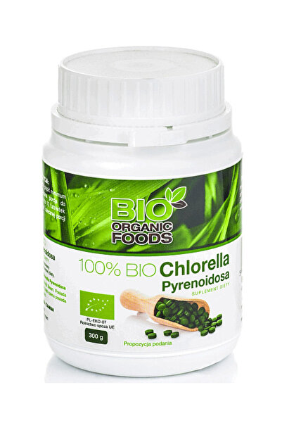 Bio Organic Foods Bio Chlorella Pyrenoidosa 300 Grame