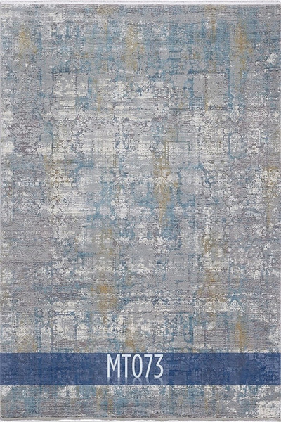 Akbel Halı Craft MT073 Mavi Bambu Özel Tezgah Halısı
