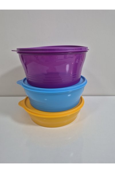Tupperware Renkli klasik set saklama kabı
