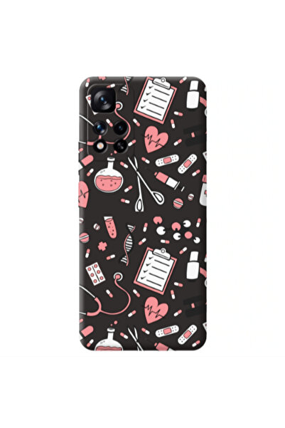 Other Xiaomi Redmi Note 11 Pro 5G Laboratory Black Colored Silicone TPU Θήκη