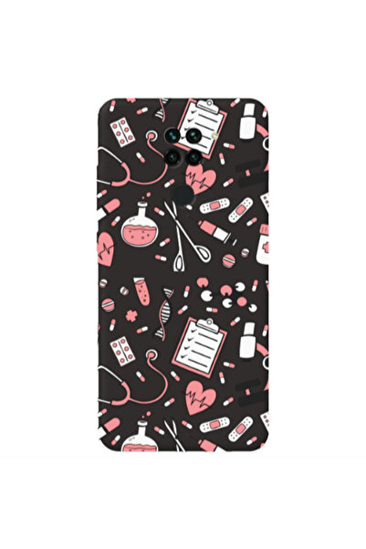 Other Xiaomi Redmi Note 9 Laboratory Black Colored Silicone TPU Θήκη