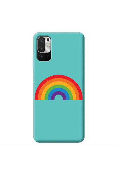 Other Xiaomi Redmi Note 10 Pro 5G Rainbow Mini Turquoise Colored Silicone TPU...