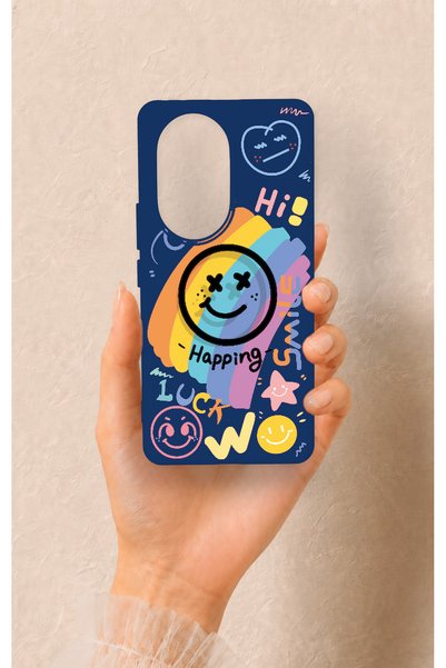 Vip Case Honor 200 Pro 5g Compatible Happing Smile Patterned Silicone Case