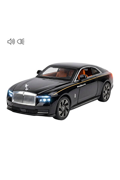 DrKala Rolls-Royce Spectre 1:24 Mașinuță metalică de jucărie cu lumini și sun...