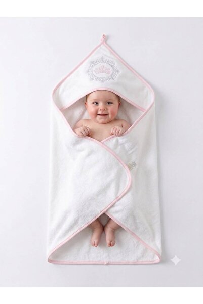 sea gulf منشفة مواليد مع غطاء رأس مناسبة لحديثي الولادة إلى عمر ٩ أشهر