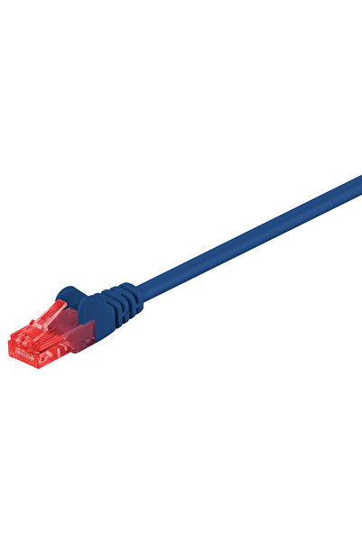 goobay καλώδιο δικτύου 95588, CAT 6 U/UTP, CCA, PVC, 1.5m, μπλε