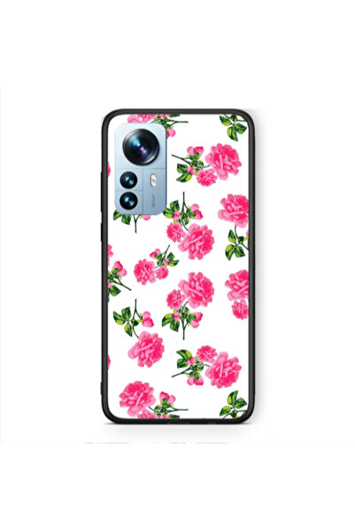 Other Xiaomi Mi 12 Pro Roses White Black Glossy Θήκη