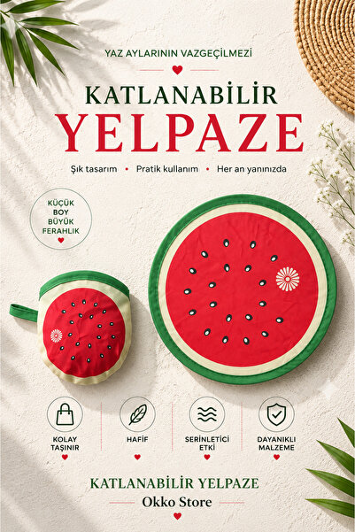 Okko Store Pratik Katlanabilir Yelpaze