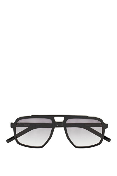 Kaleos Cervantes Black Acetate Unisex Sunglasses
