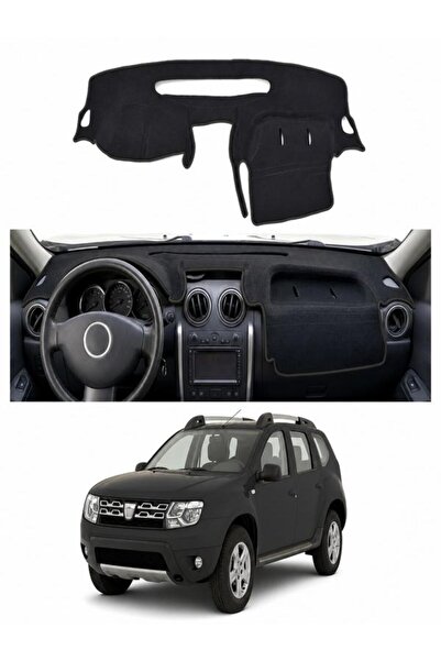 e-biz Dacia Duster (2017-2021) Uyumlu Torpido Koruma Örtüsü Oto Kılıfı Siyah