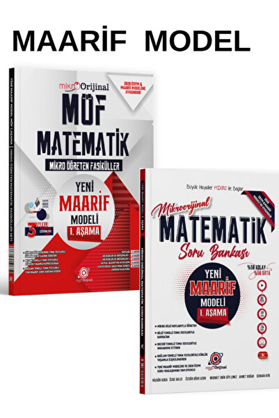 Orijinal Yayınları 2028 Model Mikro Orijinal TYT Matematik MÖF Konu Anlatımlı...