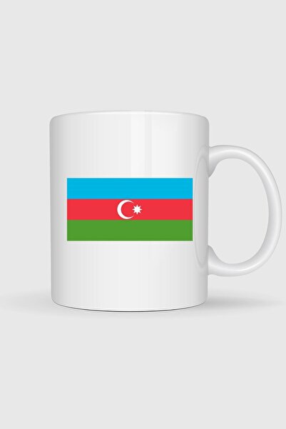 Bahriyeli Collection Azerbaijan Flag Printed Mug