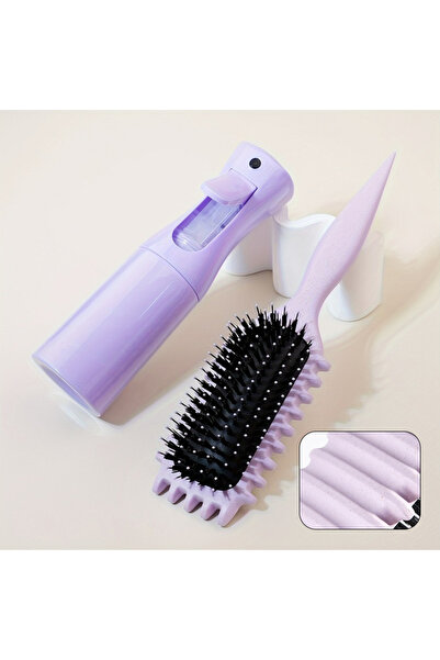 Choice1 2pcs Purple Set 1/2pcs Hair Beauty Set Detangling Candy Brush with Co...