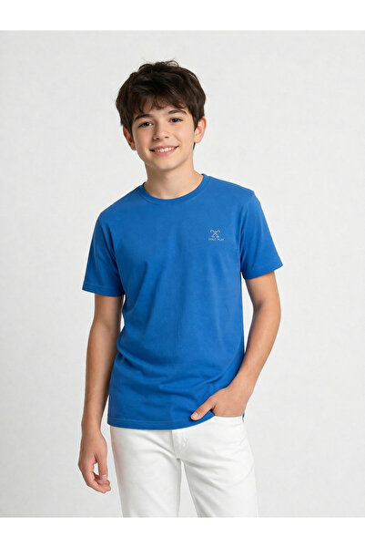 Polo Play By Styli Teen Boys Graphic Logo Crew Neck T-Shirt