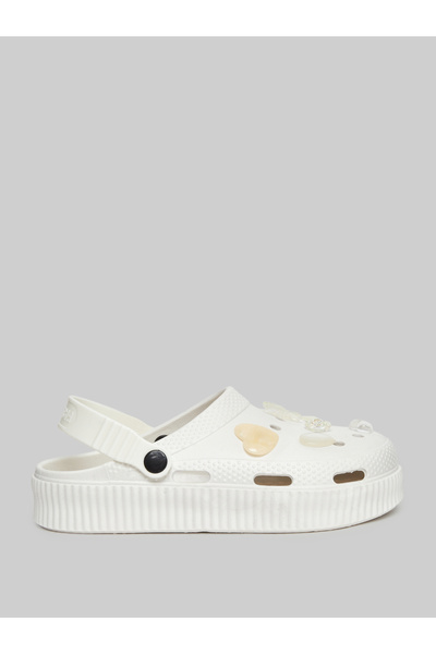 Styli Cut-Out Detail Mules with Charms