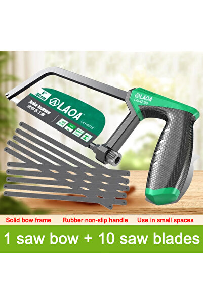 Choice1 Standard saw10pcs LAOA Mini Hacksaw 6 inch Frame Small Hacksaw Househ...