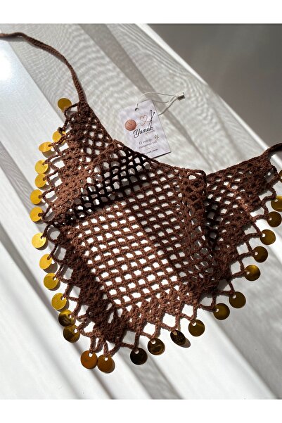 Genel Markalar KAHVRENGİ PULLU BANDANA | PULLU BANDANA
