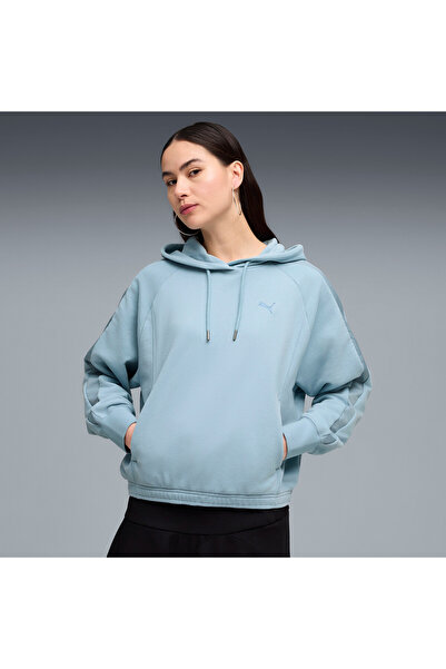 Puma Her Oversized Hoodie Women's Blue Sweatshirt 69188647