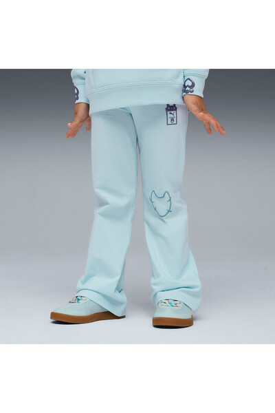 Puma X GDH بنطلون ضيق واسع الأرجل للأطفال باللون الأزرق 63492948