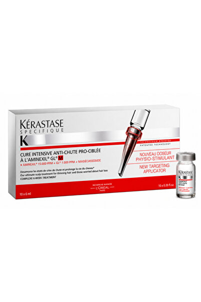 Kerastase Specifique Cure Anti-Chute Aminexil Anti-Hair Loss Hair Serum 10 X ...