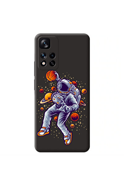 Other Xiaomi Redmi Note 11 Pro 5G Space Basketball Black Colored Silicone TPU...