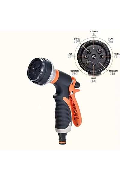 Z-Tools Pistol de pulverizare, 7 funcții, Colorfulyard, / ZTS8534