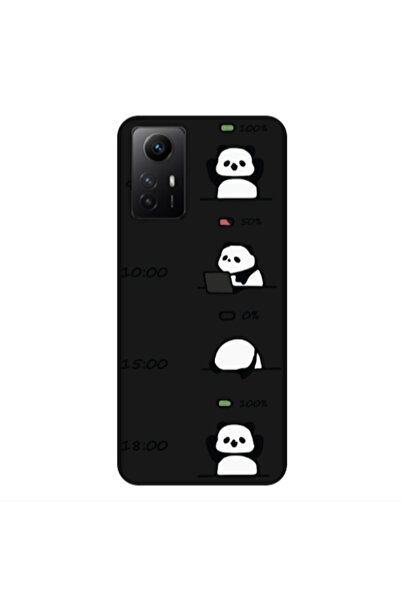 Other Xiaomi Redmi Note 12s My situation at work Black Colored Silicone TPU Θήκη