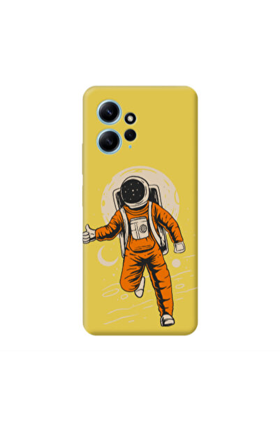 Other Xiaomi Redmi Note 12 4G Hitchhike Yellow Colored Silicone TPU Θήκη