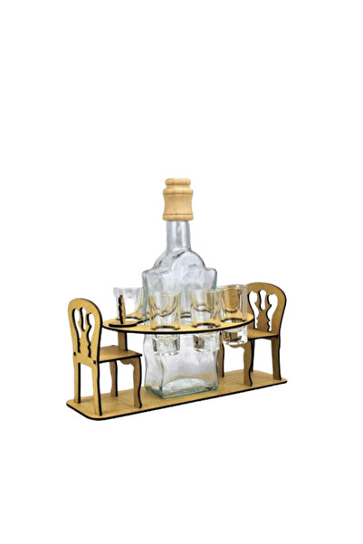 OEM Set decantor 0.5l si 6 pahare 25ml, model masa