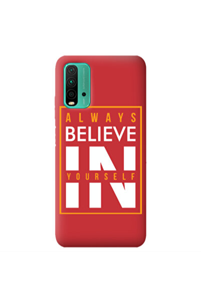 Other Xiaomi Poco M3 Always Belive Red Colored Silicone TPU Θήκη