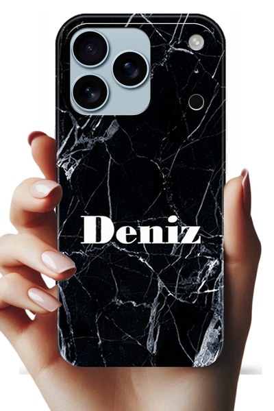 Noprin Apple iPhone 17 Pro Max Kılıf - İsimli Yazılı Kişiye Özel Kişileştirel...