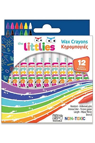 The Littlies Κηρομπογιές 12 Χρώματα (000646035)