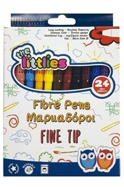 The Littlies Μαρκαδόροι λεπτής μύτης 24 χρώματα