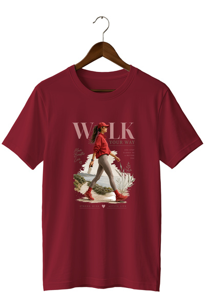 WİDİ Hiking Themed Trekking Printed T-Shirt Sports T-Shirt