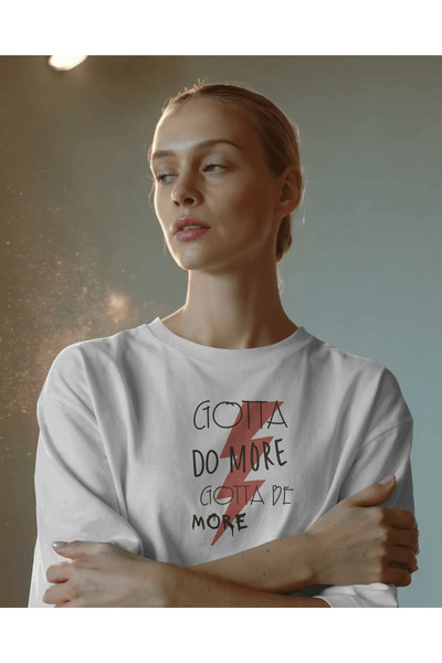 buzagi tasarım ürünleri Dead Poets Society Unisex White Oversize T-Shirt