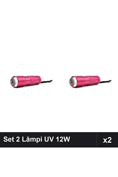 NAİLS Set 2 Lămpi Lanternă UV/LED 12W cu Pernă Silicon pentru Uscare Unghii G...