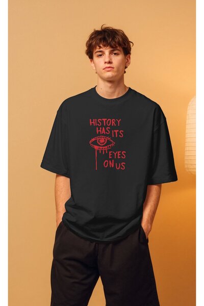 buzagi tasarım ürünleri History Unisex Oversize T-Shirt