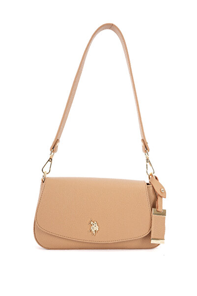 U.S. Polo Assn. K.Beige Women's Shoulder Bag Us26548