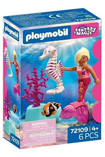Playmobil Γοργόνα με Φάλαινα Όρκα (72106)