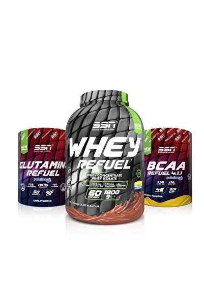 SSN Sports Style Nutrition Growth Combination 1 (Bcaa 315 Gr + Whey Refuel + ...