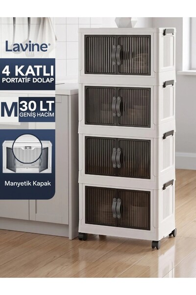 4 lü Katlanablir Mutfak Dolabı