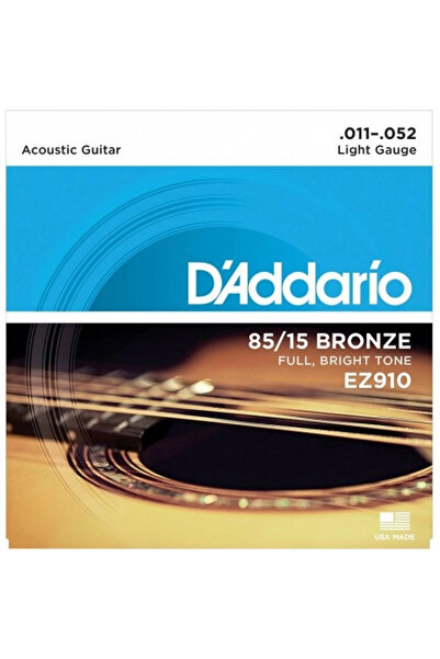 Daddario D'Addario EZ910 Bronze Akustik Gitar Teli (11-52)