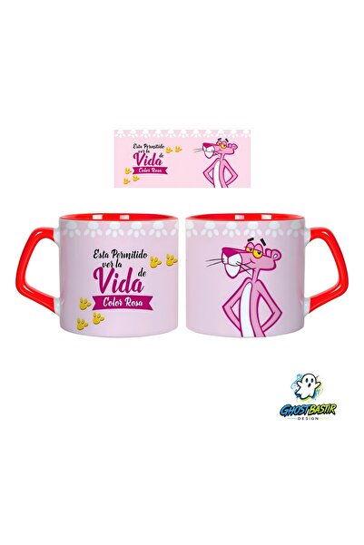Ghostbastır Design Pink Panther Mug |   Single Piece 0806