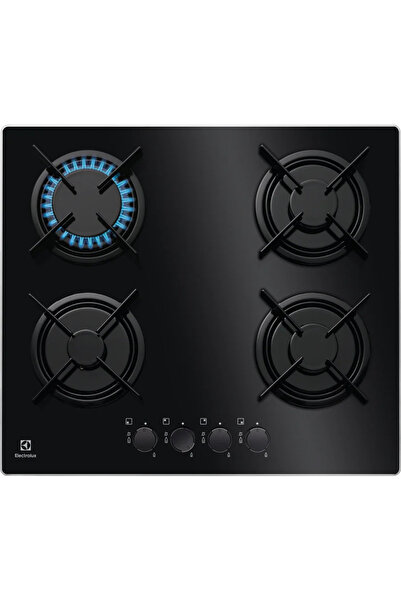 Electrolux Plita incorporabila EGT6242NVK, Gaz, 4 Arzatoare, 60 cm, Aprindere...