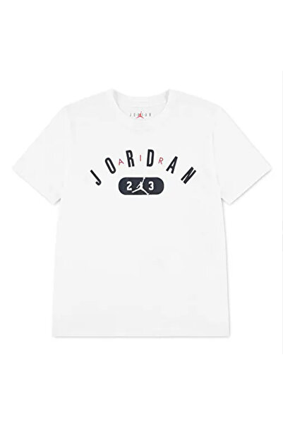 Nike JDB BRAND ARCH Çocuk Beyaz Tişört 95F485-001